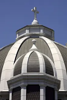 Church, detail, downtown San Jose