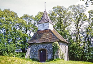 Church of the Good Shepherd, Lullington Church, Lullington, East Sussex, England, United Kingdom, reputedly the smallest church in England 1956, Europe