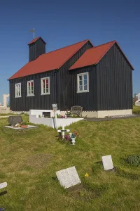 Church Kirkjuvogskirkja built in 1861