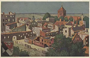 Church and ruins, GoNdap, German Goldap