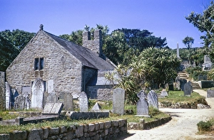 Church of Saint Mary, Old Town, Isles of Scilly, Isles of Scilly, Corwnall England, Uk 1975