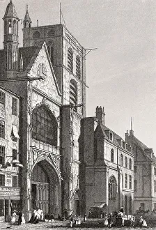 The Church of Saint-Merri, Paris