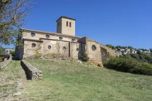 Church of Saint-Michel, Romanesque building from the (13th century) Cathar castle of Saissac