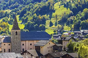 Church of Sainte-Euphemie, mountain village of Vissoie