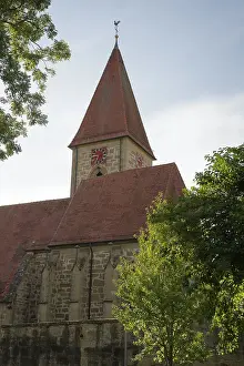Church tower in Rieden, St Mary's Church