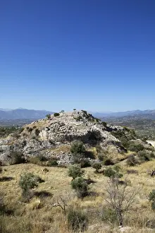 Citadel with walls, Mycenae, Greek archaeological site