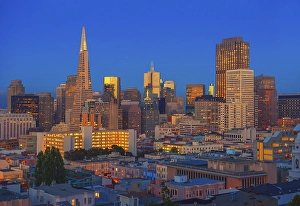 City centre and Transamerica Pyramid