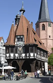 City church, town hall, market square