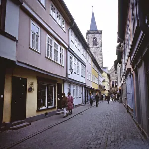 The city of Erfurt in Thuringia