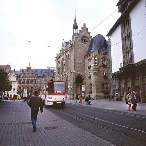 The city of Erfurt in Thuringia
