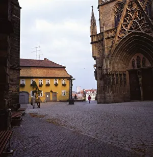 The city of Erfurt in Thuringia