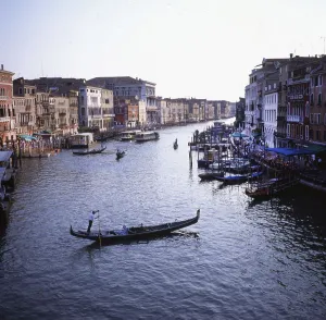 The city of the lagoons, here in Venice on 21