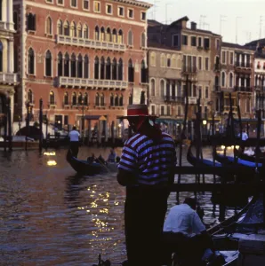 The city of the lagoons, here in Venice on 21