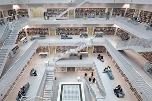 City Library, Interior, Stuttgart