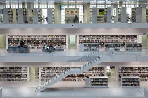 City Library, Interior, Stuttgart