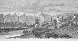 The city of Mostar around 1896