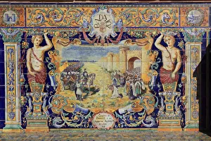 City of Seville, at the Plaza de Espana