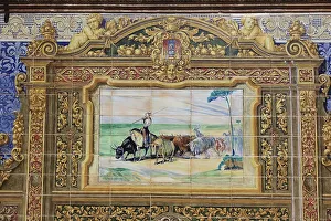 City of Seville, at the Plaza de Espana