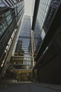 City and skyline view of a modern metropolis