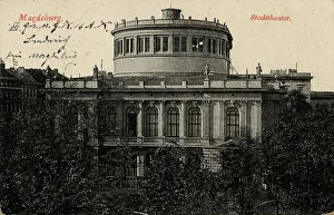 The city theatre in Magdeburg, Saxony-Anhalt