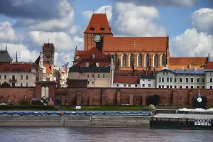 City of Torun cityscape in Poland