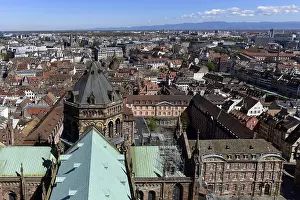 City view with Muenster, Strasbourg