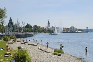 City view with St. Nicholas Church and Mole Tower