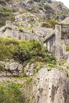 Part Of The City Wall, Kotor, Montenegro