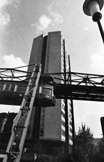 The city of Wuppertal, shown here in 1966