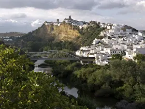 Framed Print : Cityscape of Arcos, Andalusia, Spain, Europe