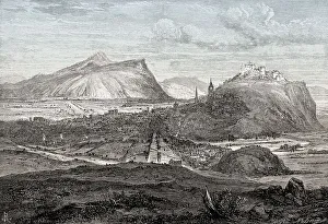 Cityscape of Edinburgh from the north in 1693