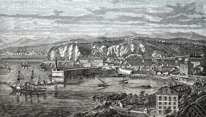 Cityscape of Nice, 19th century