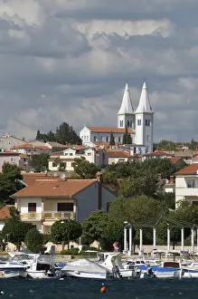 Cityscape and port, Medulin, Istria