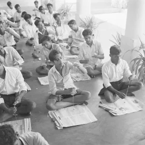 Class room for children and adults, VIDYAPITH is training rural youth for progress ive living, Nanjangud town Mys ore, Karnataka