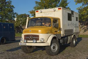 Classic car, camper van, Mercedes-Benz Kurzhauber