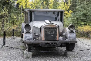Classic car, Healy, Alaska, USA