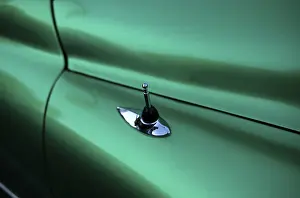 Classic car, vintage car, aerial on mudguard