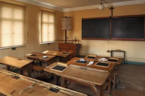 Classroom, 1935, in the schoolhouse