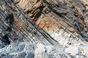 Cliff Layers, Sandymouth Bay Beach
