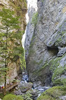 Climbing trail, Liechtensteinklamm (Liechtenstein Gorge)