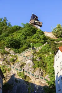 Clock tower on the Schlossberg