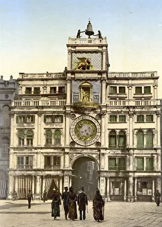 The clock, Venice, Italy, Historic