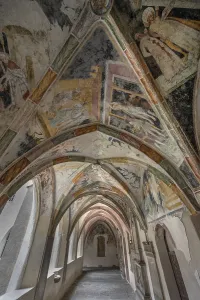 Cloister with frescoes from around 1370