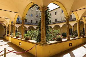 Cloister in the former monastery of San Francesco