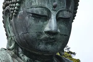 Framed Print : Close-up of the Big Buddha in Kotokuin Temple Framed Print : Close-up of the Big Buddha in Kotokuin Temple