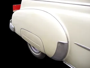 Close-up of a classic car