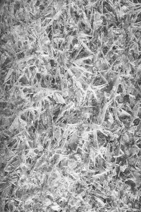 Close-up of ice crystals in an abstract