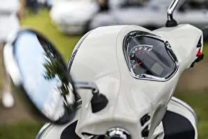 Close-up of a scooter. Otzenrath