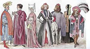 Clothes, Fashion, England in the Middle Ages