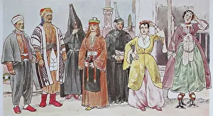Clothes, historical fashion in Arabia